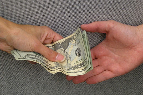counting money